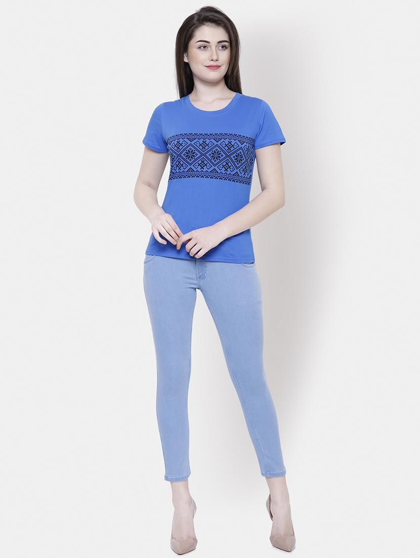 round neck printed tees - 16245184 - Zoom Image - 4