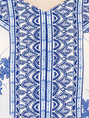 floral printed straight kurta - 16245232 - Standard Image - 5