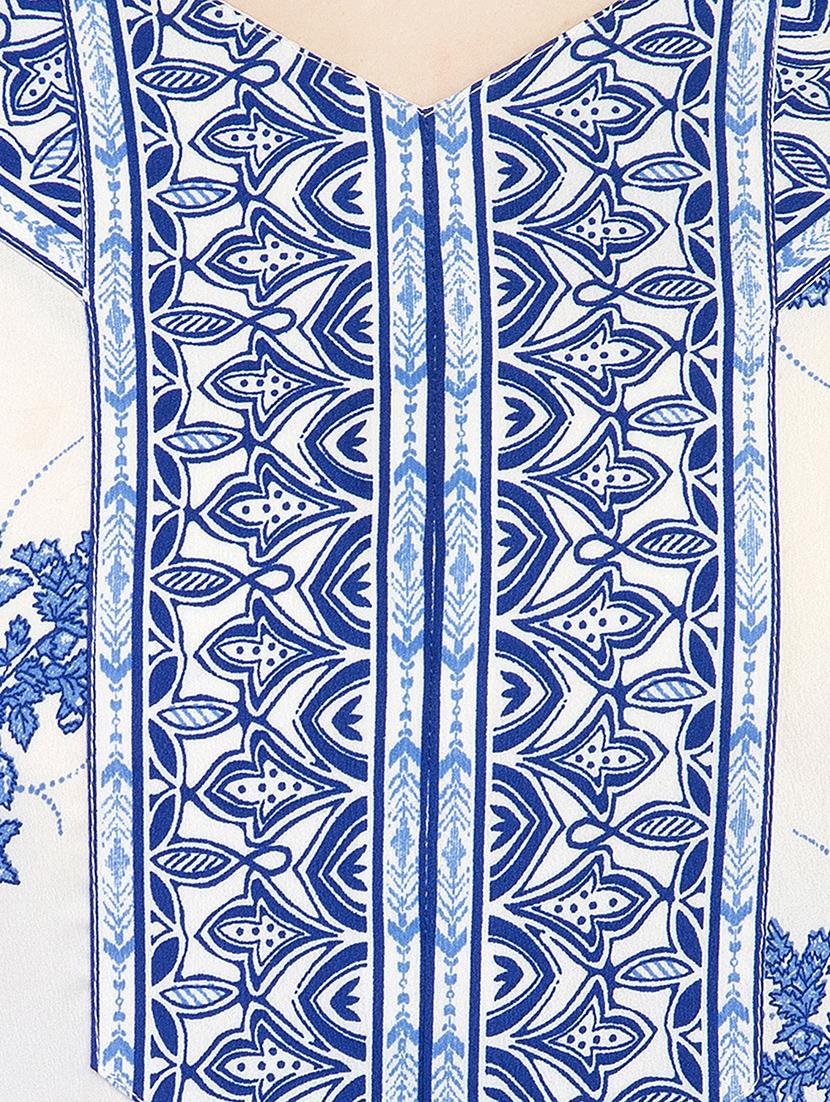 floral printed straight kurta - 16245232 - Zoom Image - 5