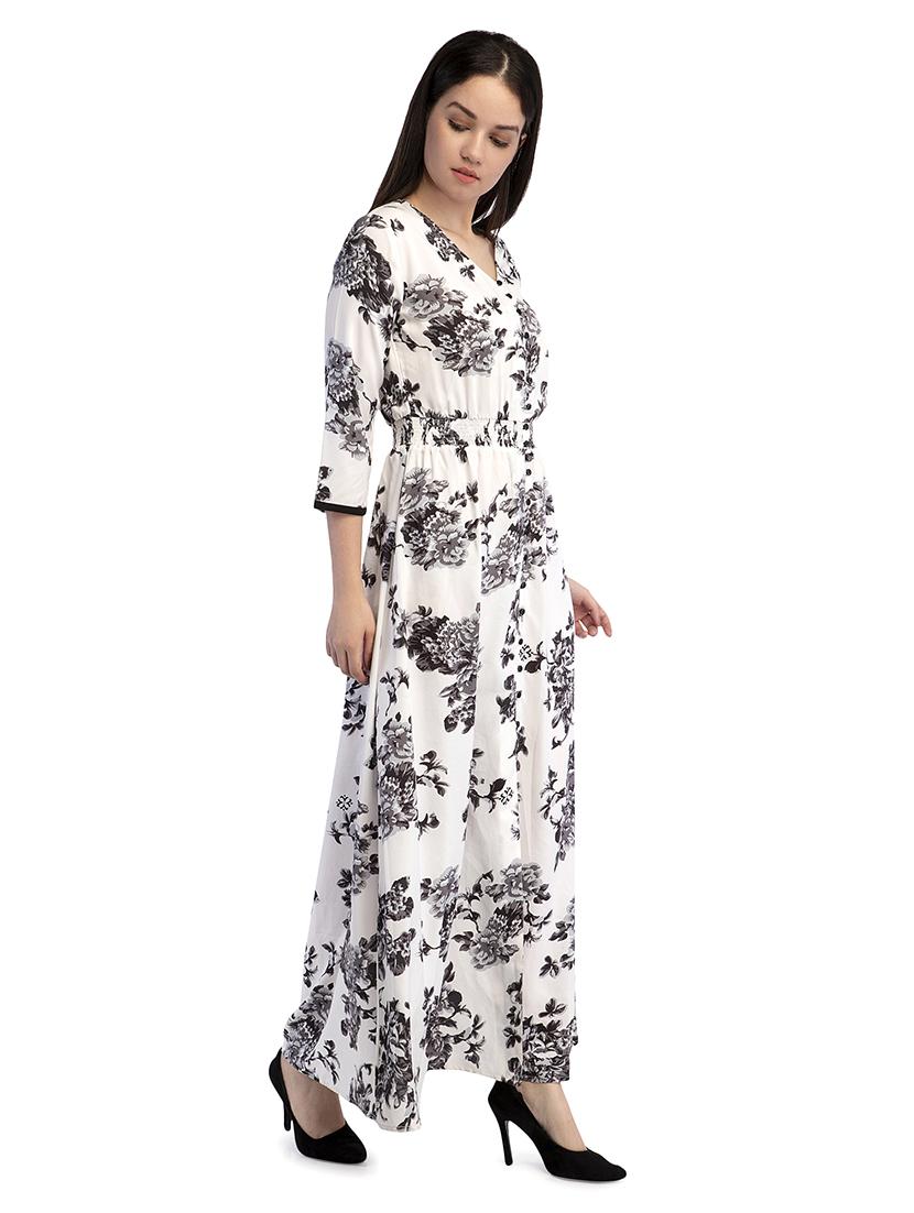 smocked waist button up dress - 16245233 - Zoom Image - 2