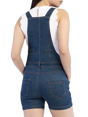 pocket patch shoulder strap dungaree - 16245234 - Standard Image - 3
