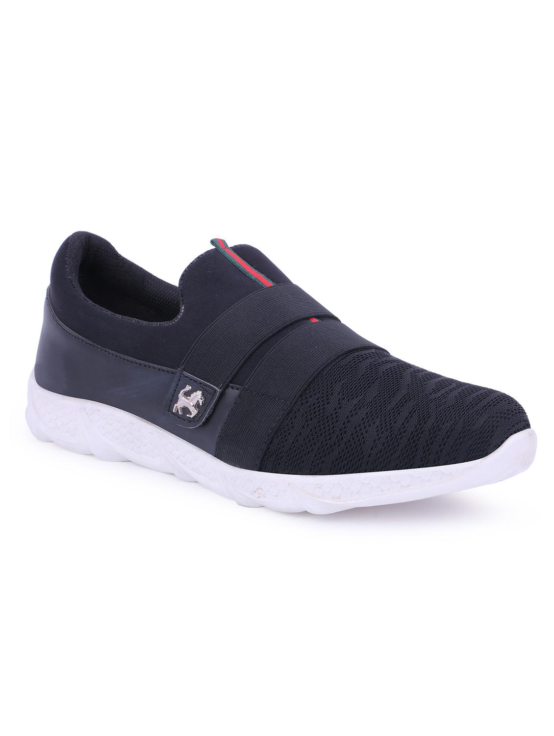 black slip on mesh sport shoes - 16245249 - Zoom Image - 1