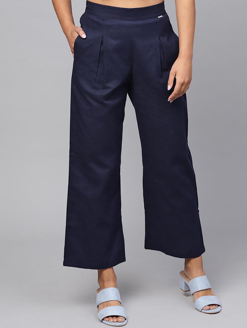 pleat detail high rise trouser - 16245519 - Zoom Image - 1
