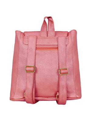 pink leatherette (pu) regular backpack - 16245673 - Standard Image - 2
