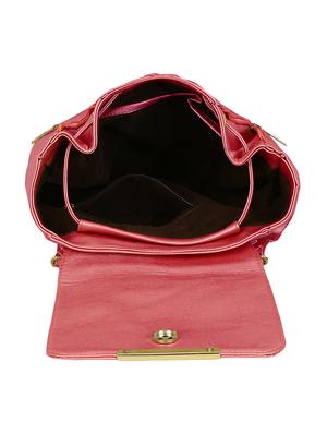 pink leatherette (pu) regular backpack - 16245673 - Standard Image - 3