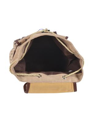 brown suede regular backpack - 16245679 - Standard Image - 3