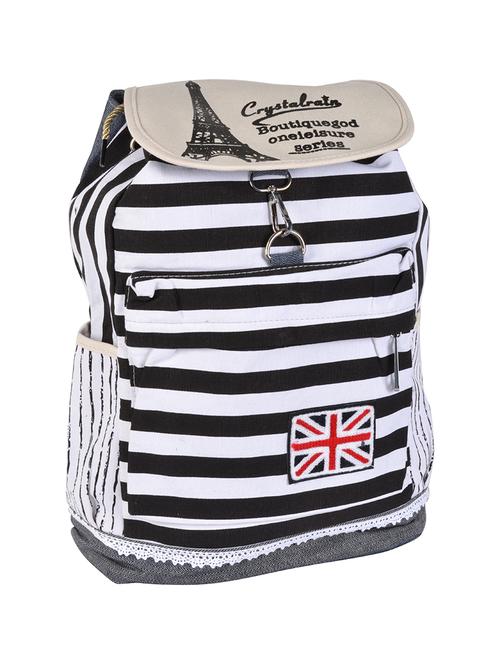 black canvas regular backpack - 16245681 - Standard Image - 1