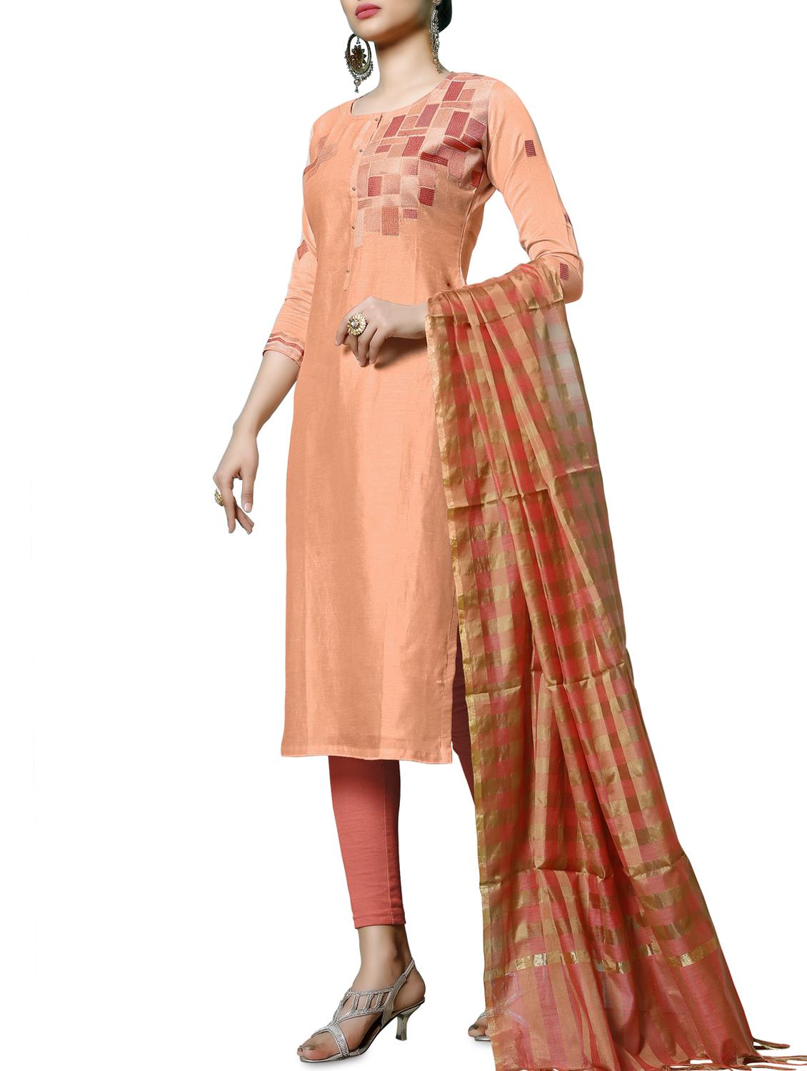 embroidered unstitched suit - 16246896 - Zoom Image - 2