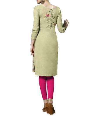 floral embroidered unstitched suit - 16246897 - Standard Image - 3
