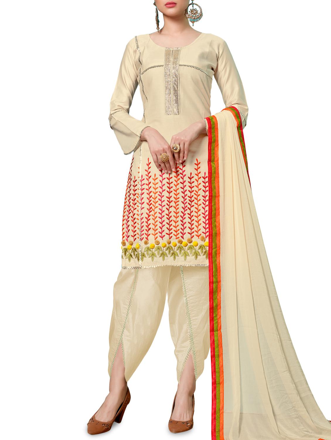 embroidered unstitched suit - 16246901 - Zoom Image - 1