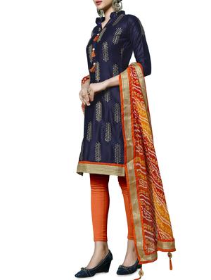 embroidered unstitched suit - 16246904 - Standard Image - 2