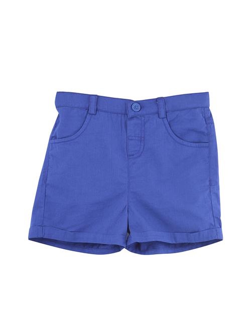 blue cotton shorts shorts - 16247127 - Standard Image - 1