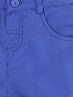 blue cotton shorts shorts - 16247127 - Standard Image - 3