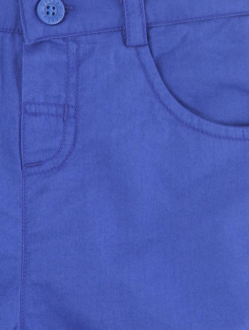 blue cotton shorts shorts - 16247127 - Zoom Image - 3