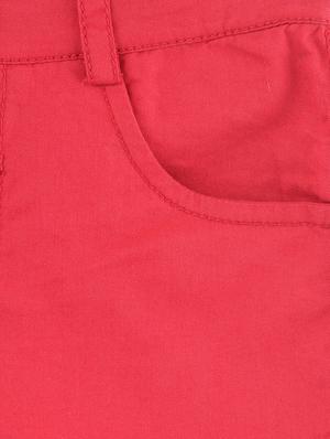 red cotton shorts shorts - 16247128 - Standard Image - 3