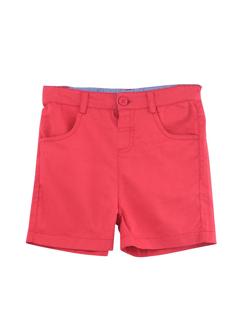 red cotton shorts shorts - 16247128 - Zoom Image - 1