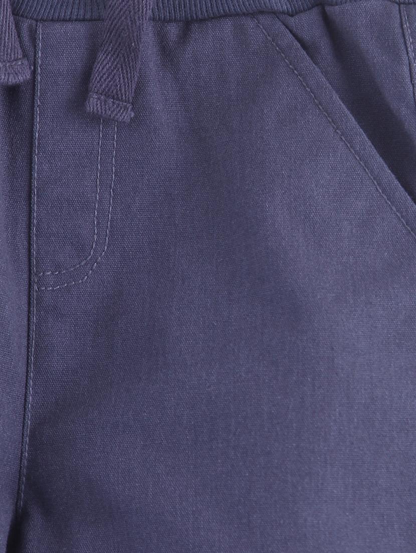 grey cotton shorts - 16247131 - Zoom Image - 3
