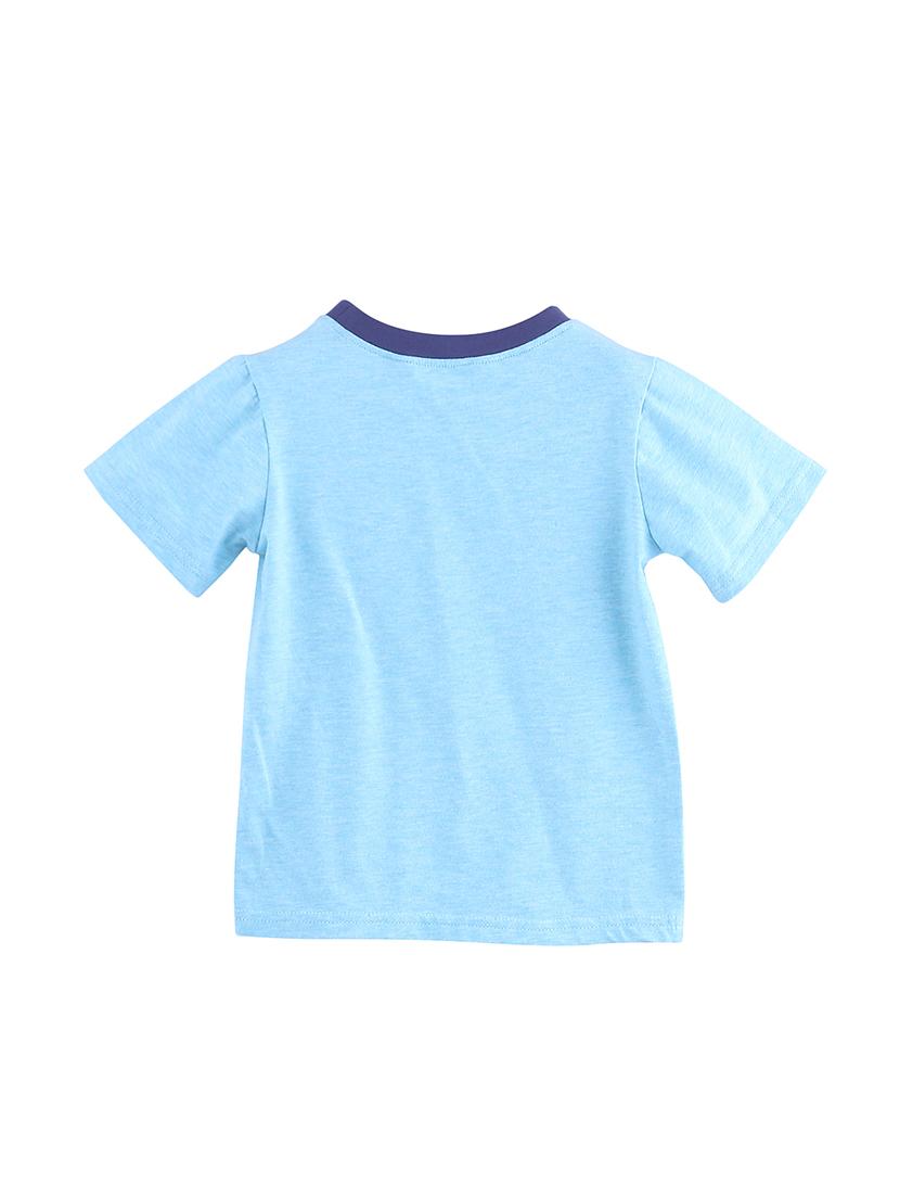 blue cotton tshirt - 16247135 - Zoom Image - 2