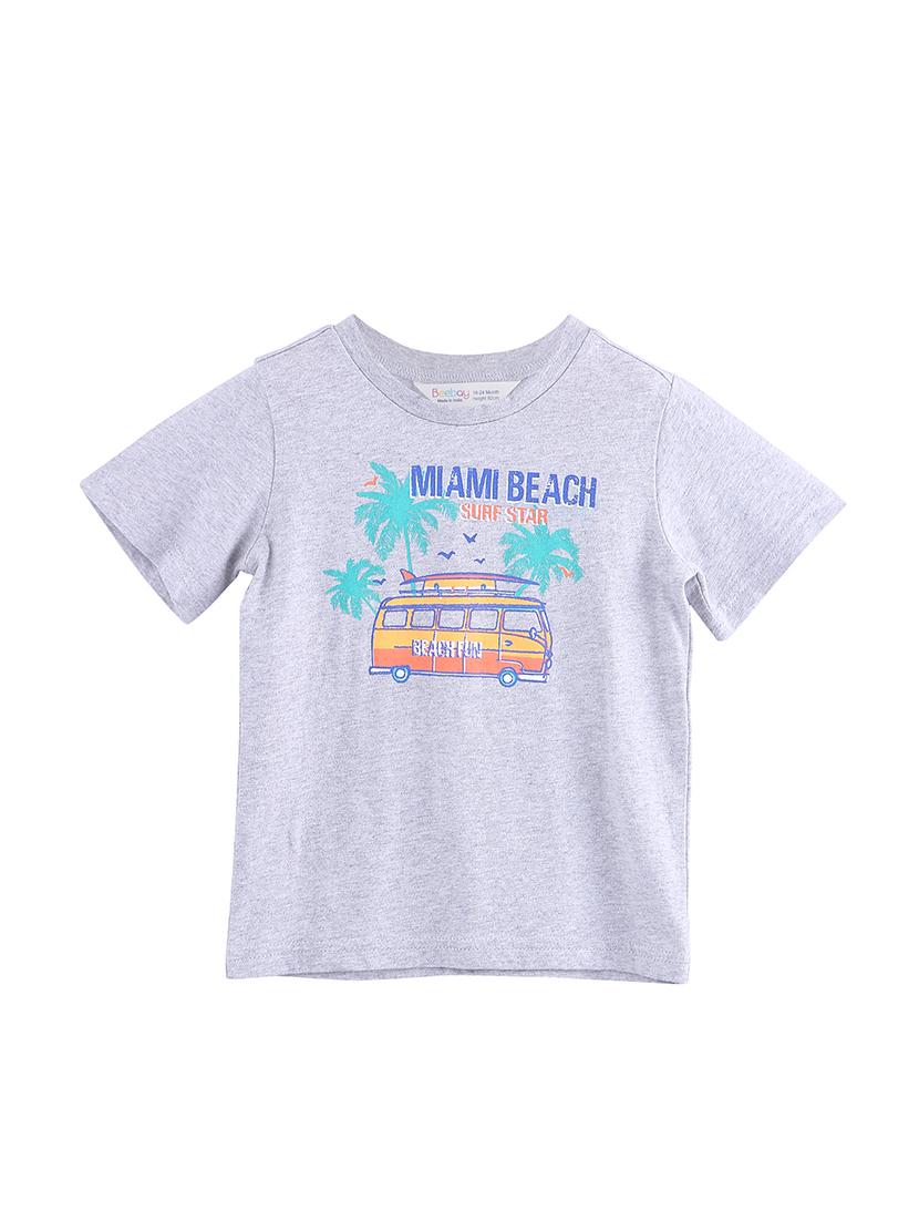 grey cotton tshirt - 16247136 - Zoom Image - 1