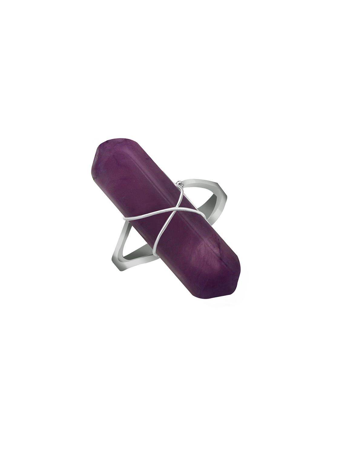 purple metal hand ring - 16247194 - Zoom Image - 1