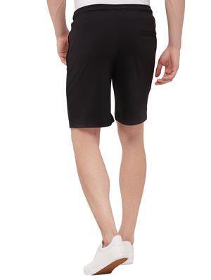 black cotton shorts - 16248392 - Standard Image - 3