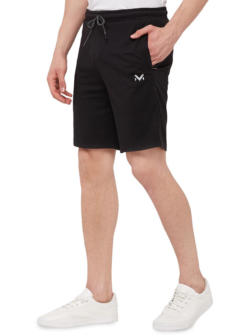 black cotton shorts - 16248392 - Zoom Image - 2