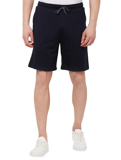 navy blue cotton shorts - 16248395 - Standard Image - 1