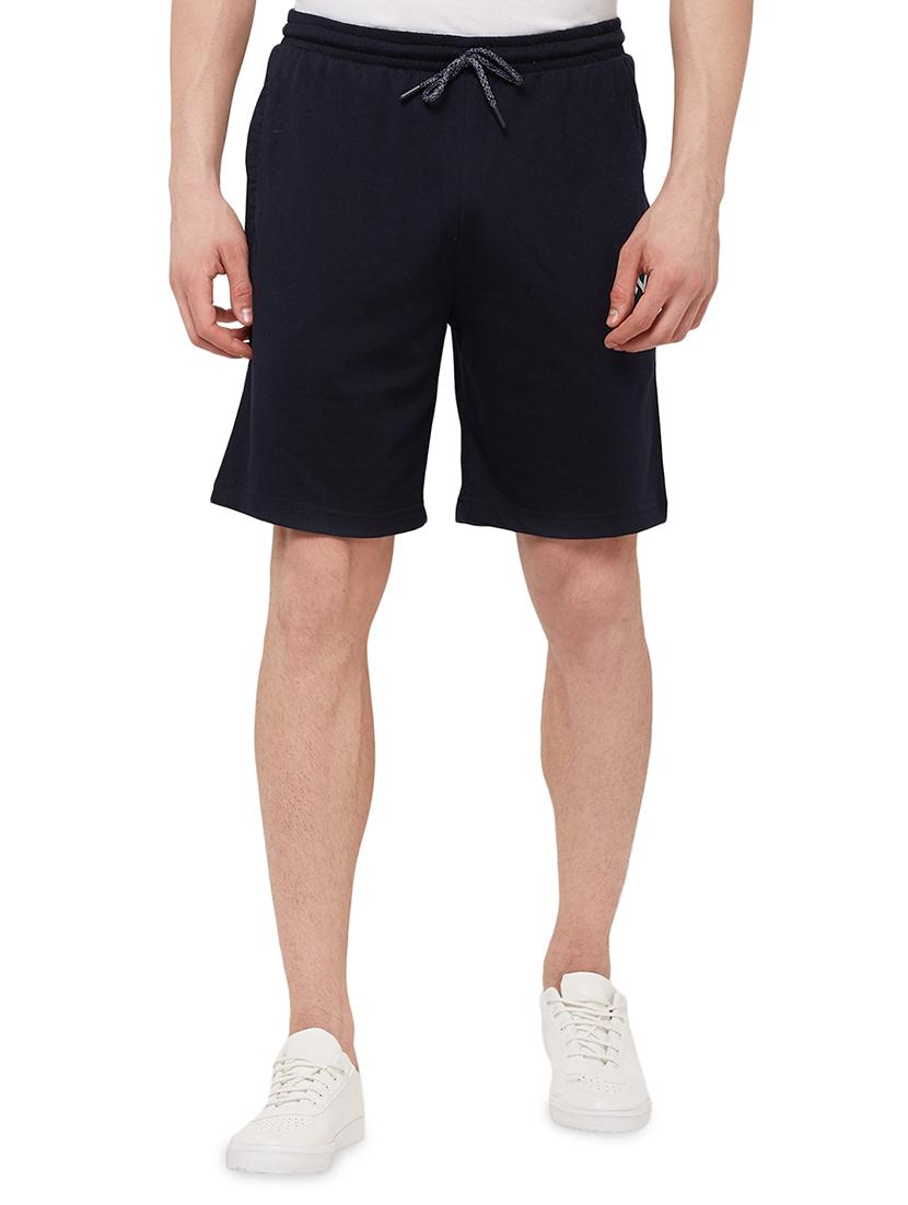 navy blue cotton shorts - 16248395 - Zoom Image - 1