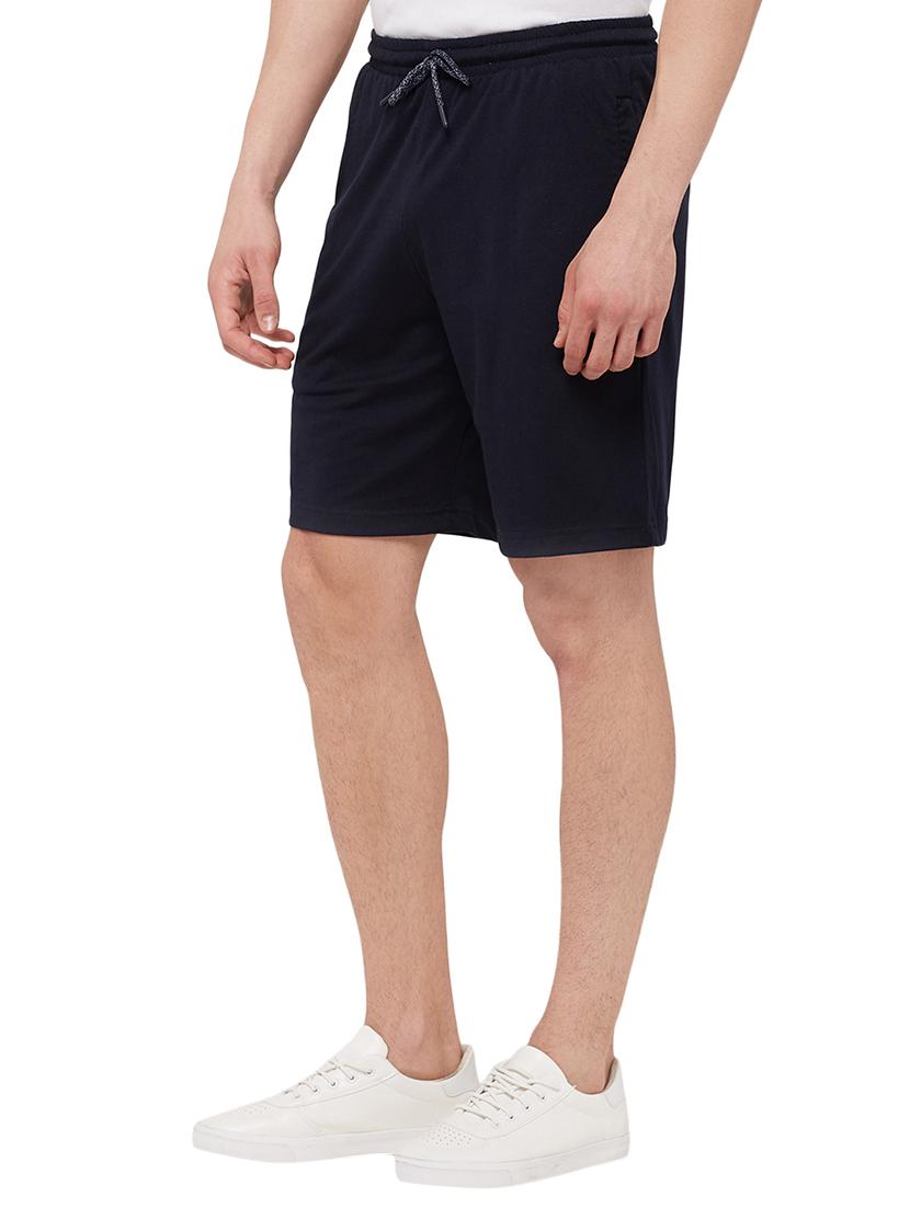 navy blue cotton shorts - 16248395 - Zoom Image - 2