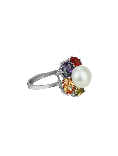 multi colored metal hand ring - 16248398 - Standard Image - 1
