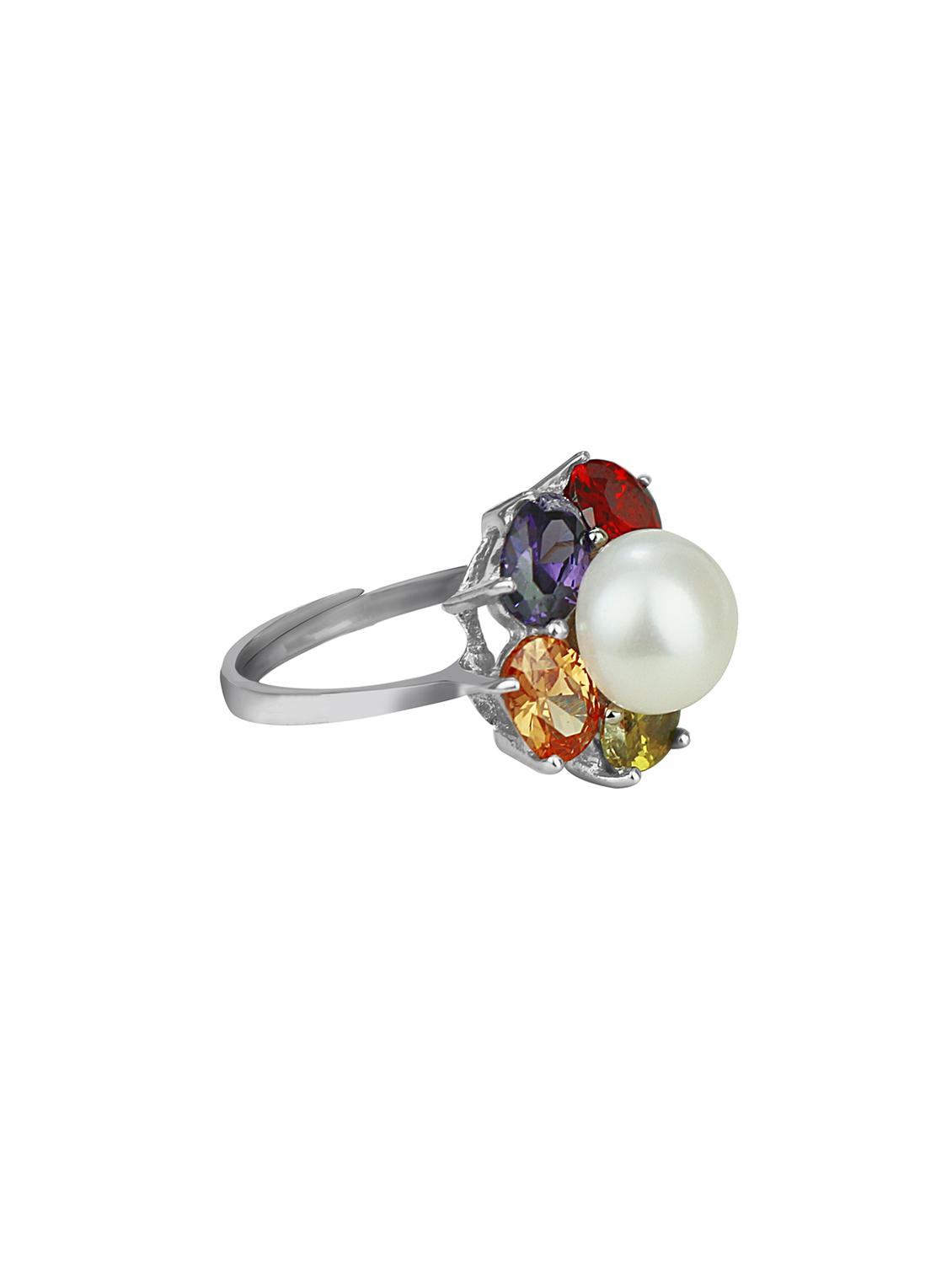 multi colored metal hand ring - 16248398 - Zoom Image - 1