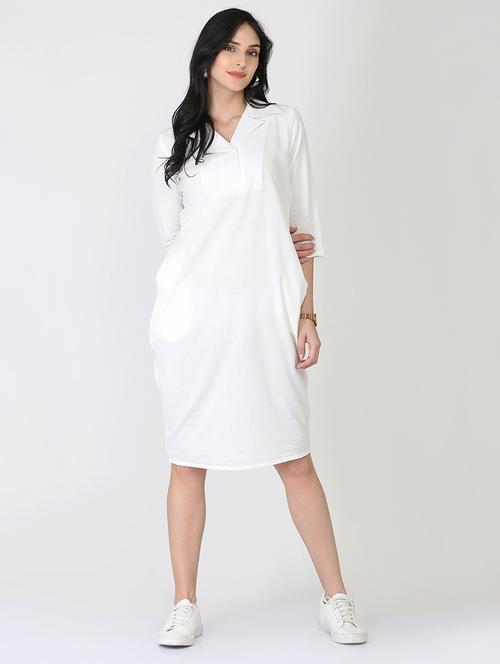 lapel neck sheath dress - 16249393 - Very Small Image - 1