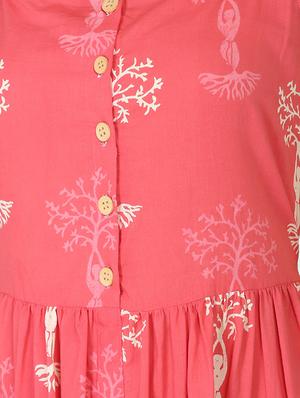 pocket patch block print a-line dress - 16249402 - Standard Image - 4