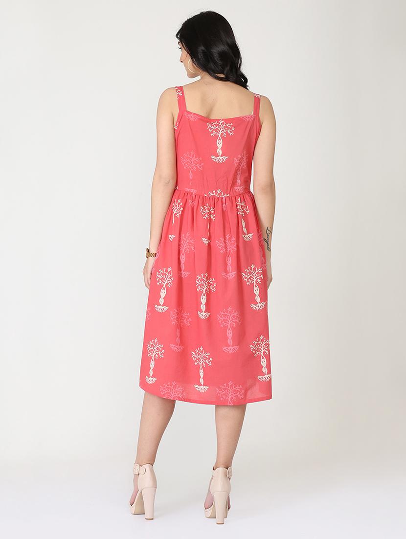 pocket patch block print a-line dress - 16249402 - Zoom Image - 3