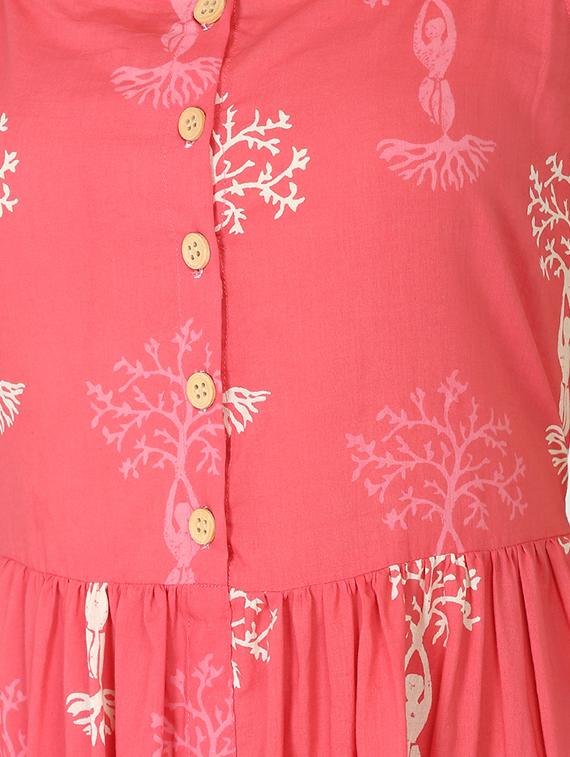pocket patch block print a-line dress - 16249402 - Zoom Image - 4