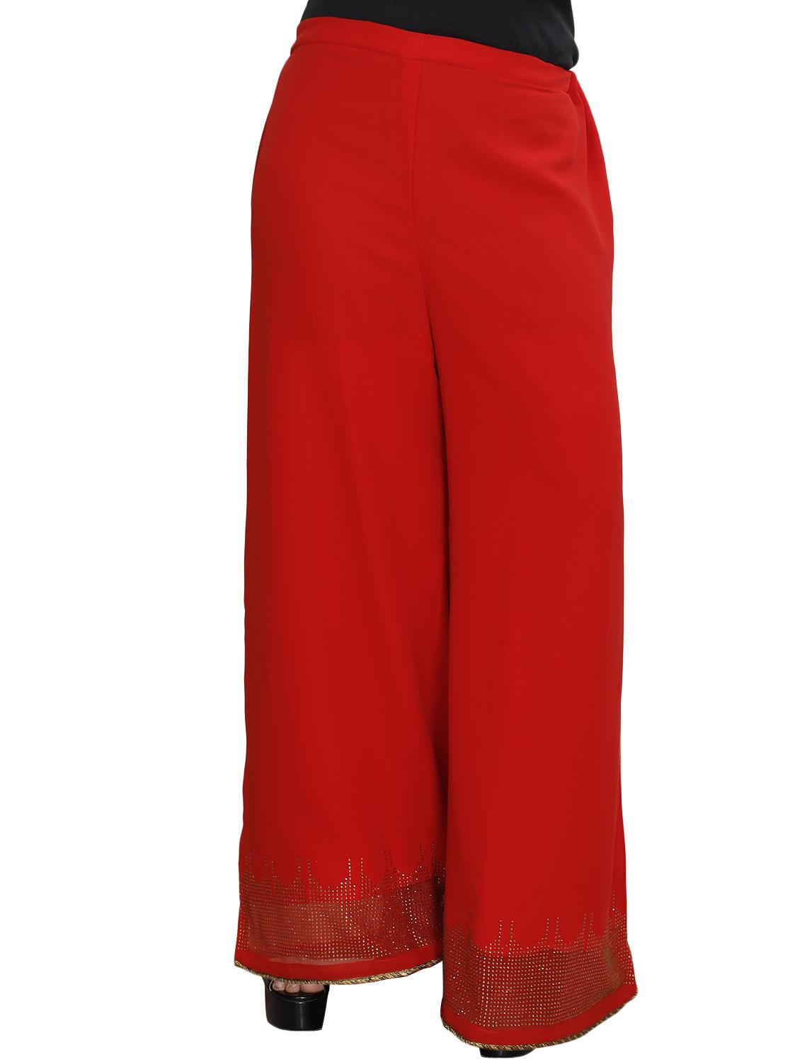 embellished flared palazzo - 16249577 - Zoom Image - 1
