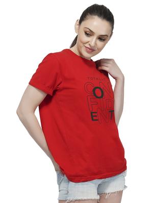 crew neck quirky text tee - 16249743 - Standard Image - 2