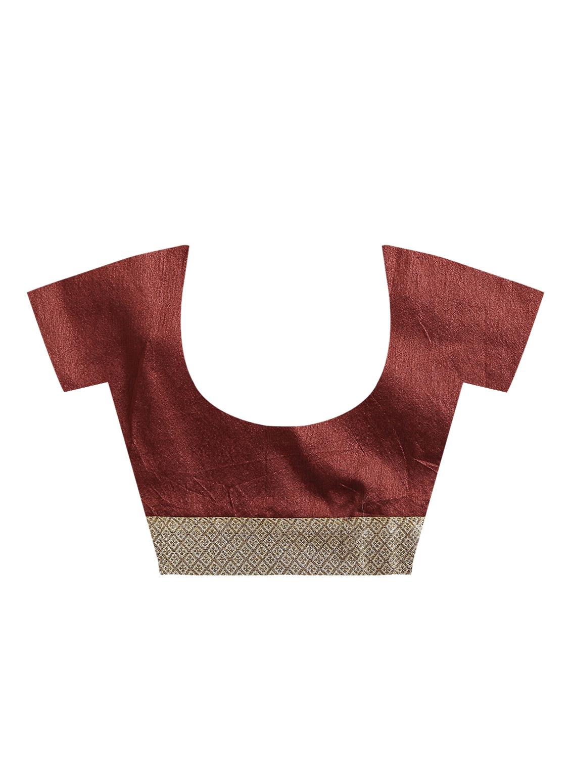 patchwork gota patti saree with blouse - 16249969 - Zoom Image - 4
