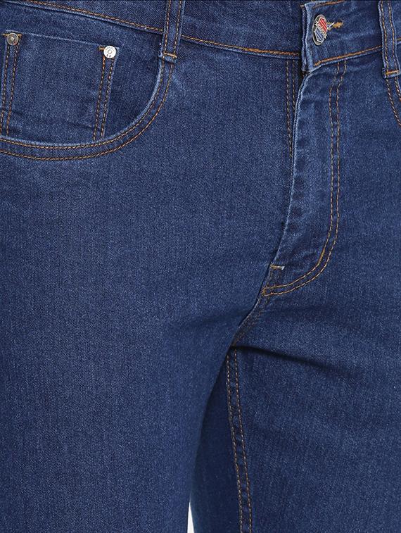 blue denim plain jeans - 16250102 - Zoom Image - 4