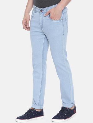 blue denim plain jeans - 16250104 - Standard Image - 2