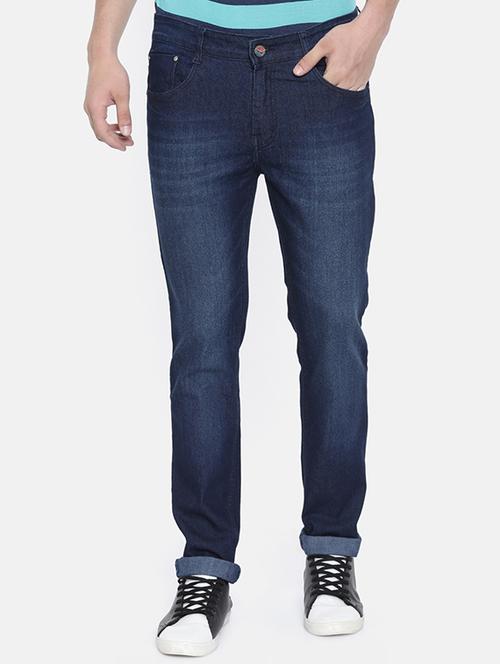 blue heavy washed jeans - 16250105 - Standard Image - 1