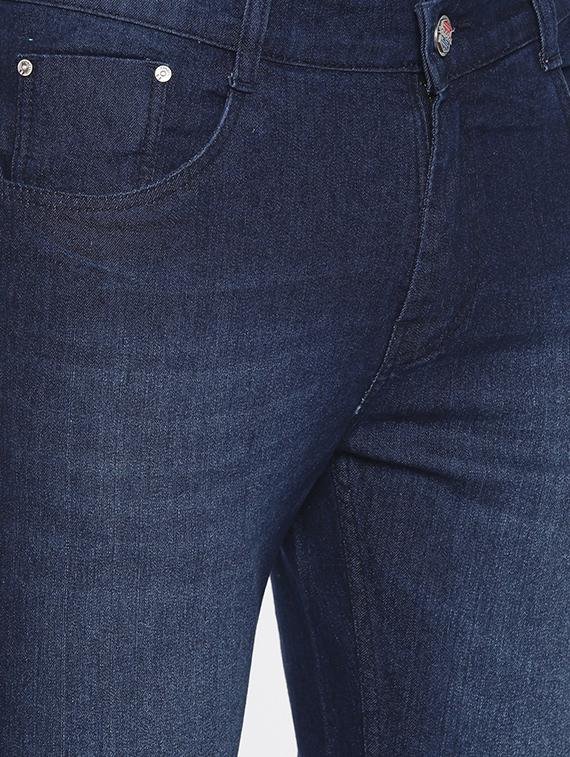 blue heavy washed jeans - 16250105 - Zoom Image - 4