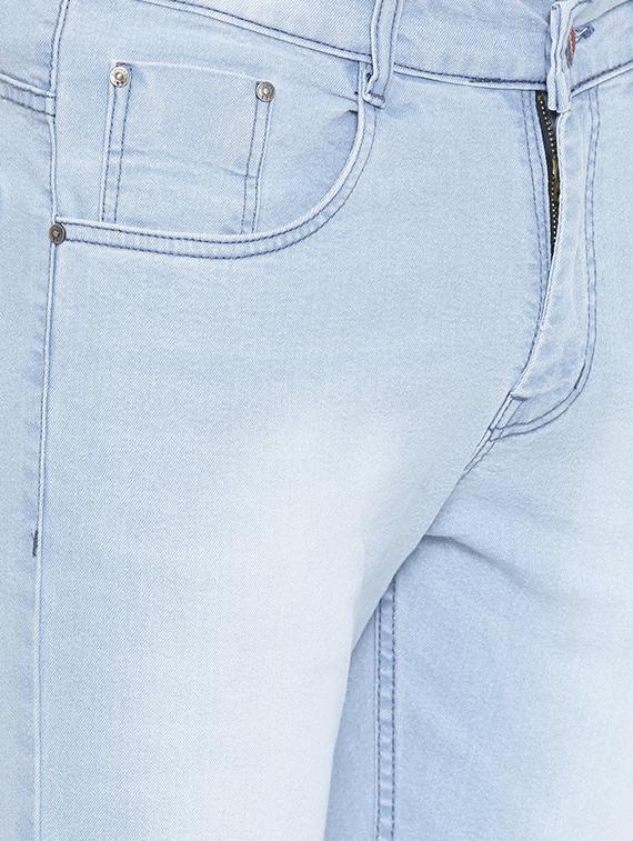 blue heavy washed jeans - 16250109 - Zoom Image - 4