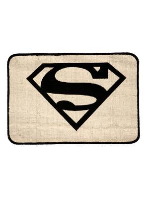saral home superman jute-cotton print anti slip door mat- 40x60 cm - 16250229 - Standard Image - 2
