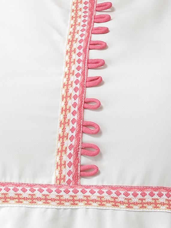 solid flared kurta - 16250233 - Zoom Image - 4