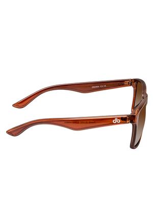 david blake brown wayfarer gradient polarised uv protected sunglasses - 16250263 - Standard Image - 3