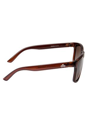 david blake brown wayfarer gradient polarised uv protected sunglass - 16250296 - Standard Image - 3