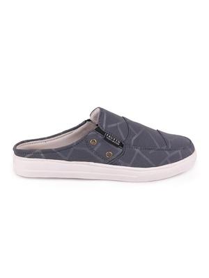 grey canvas slip on casual shoes - 16251742 - Standard Image - 2