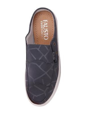 grey canvas slip on casual shoes - 16251742 - Standard Image - 4