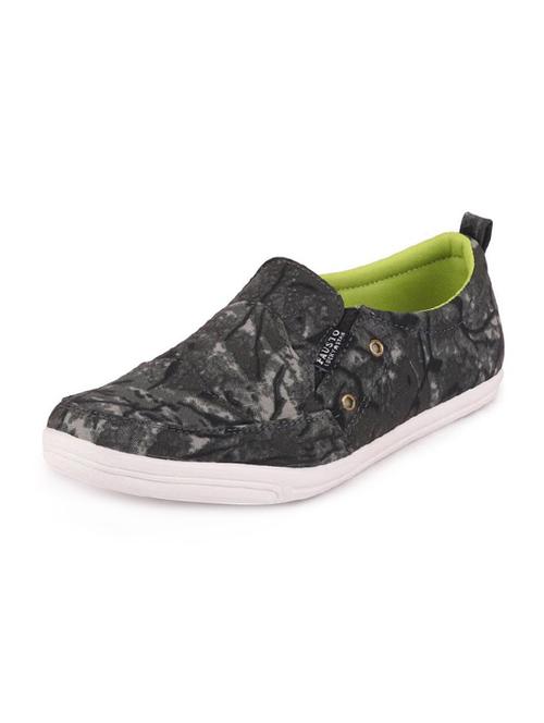 green leatherette slipons - 16251773 - Standard Image - 1